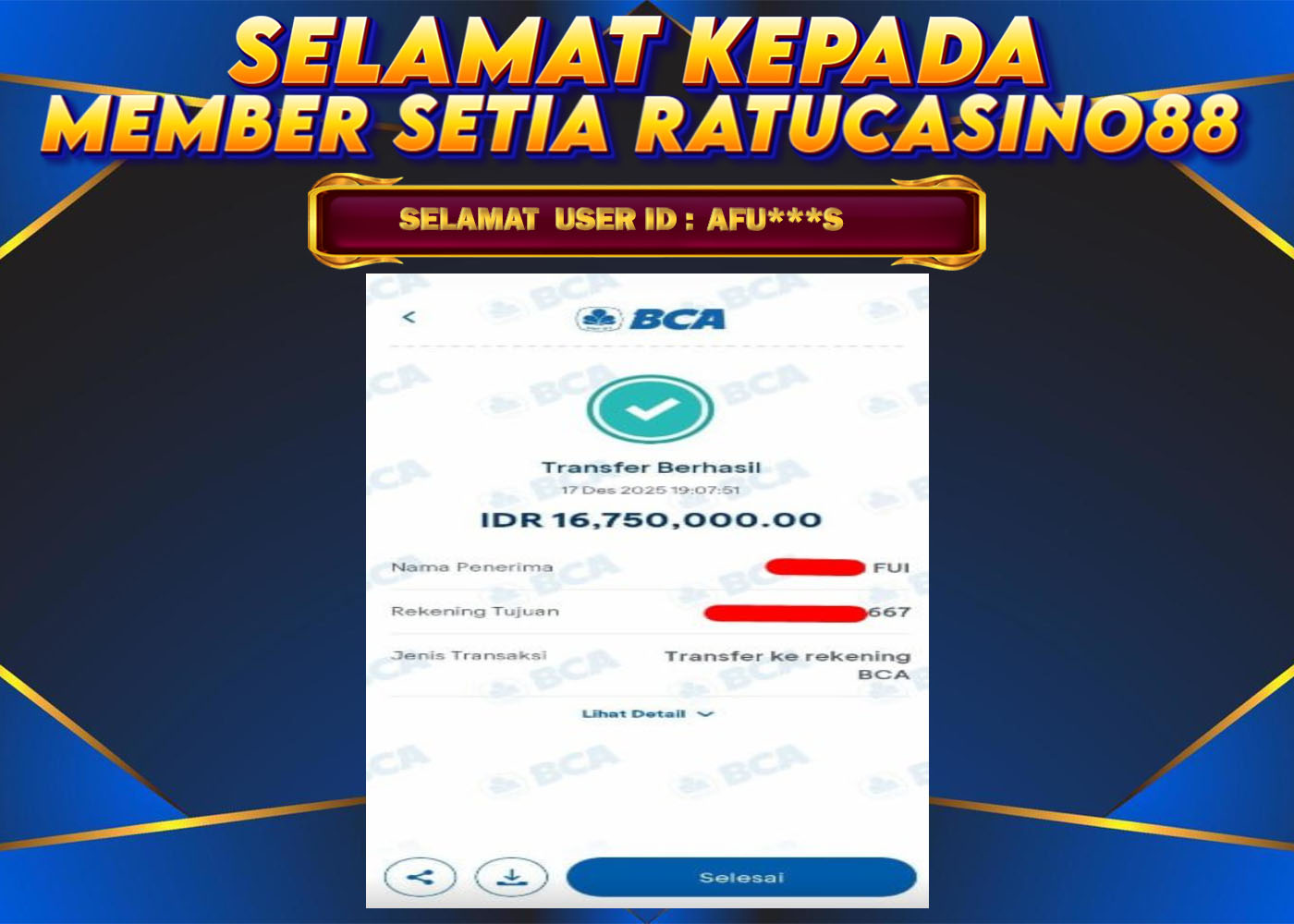 WITHDRAWAL MEMBER 162